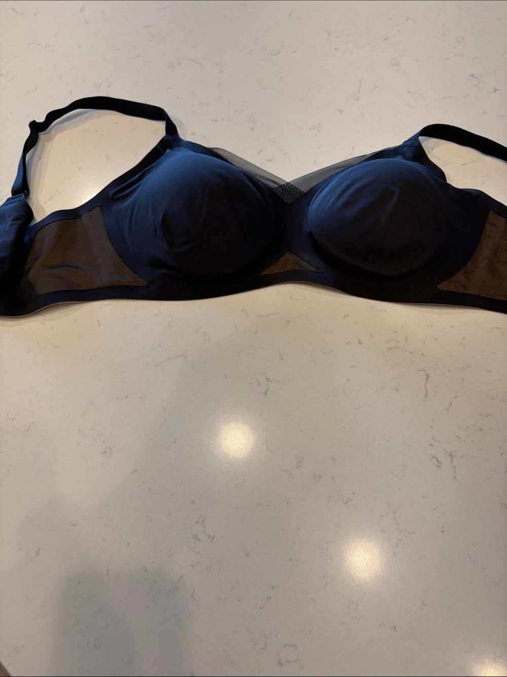 Honeylove Black Mesh Seamless Bra
